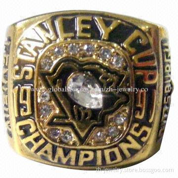 Stanley Cup Championship Ring, 1991 MLB Pittsburgh Penguins 1988 NHL Edmonton Oil by Team